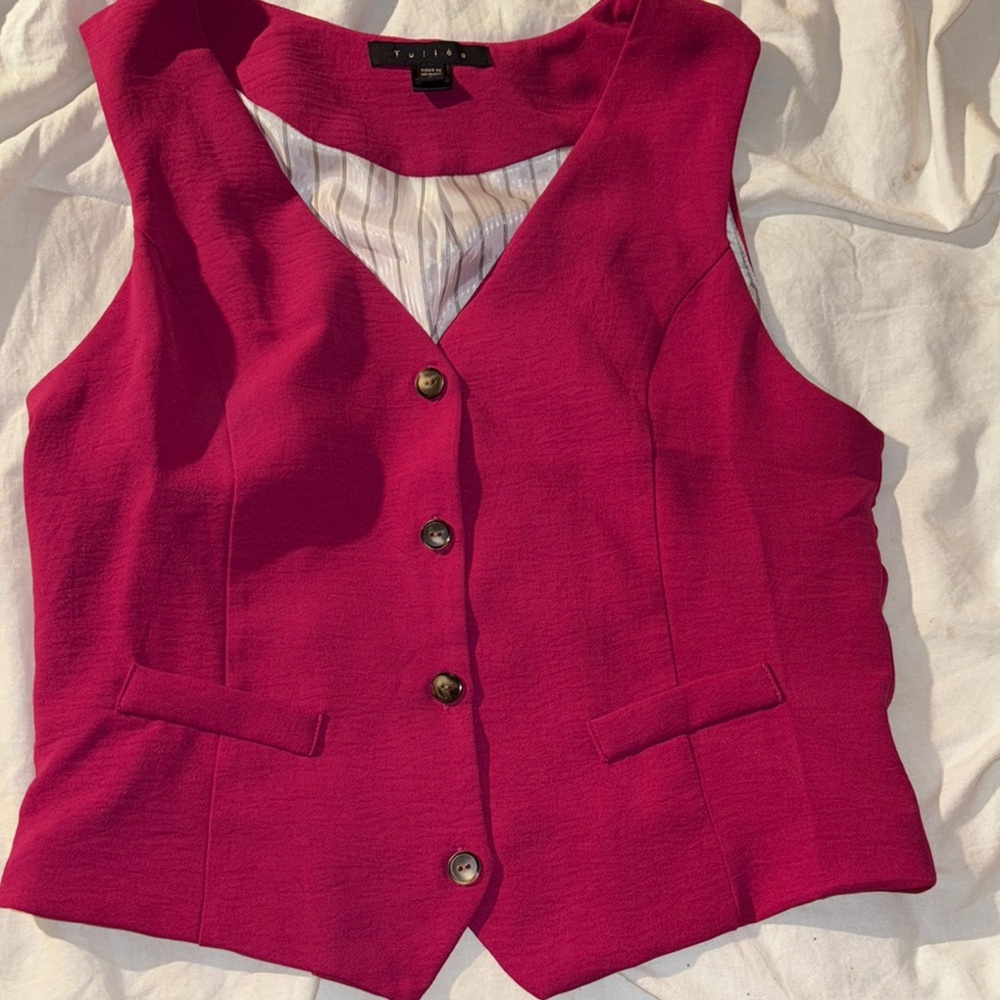 Fuchsia Vest by Abrand